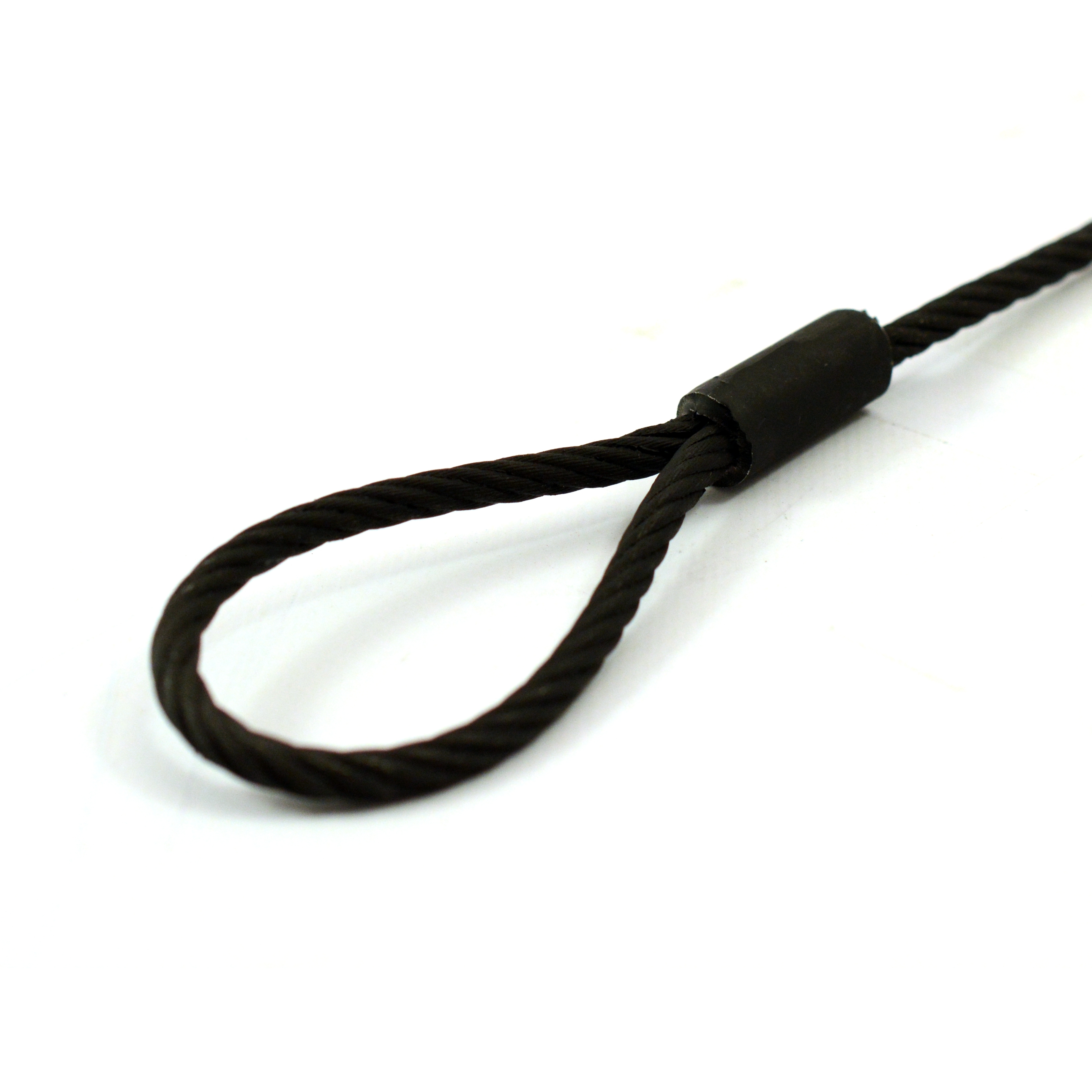 Zwarte kabelstroppen - 3mm