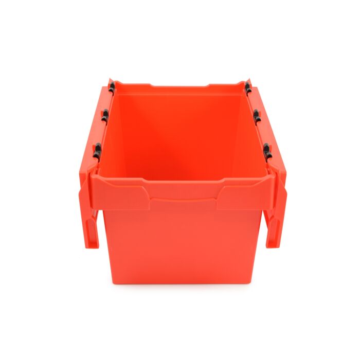 Boîte de rangement empilable avec couvercle - 60x40x34cm - Standard - Rouge