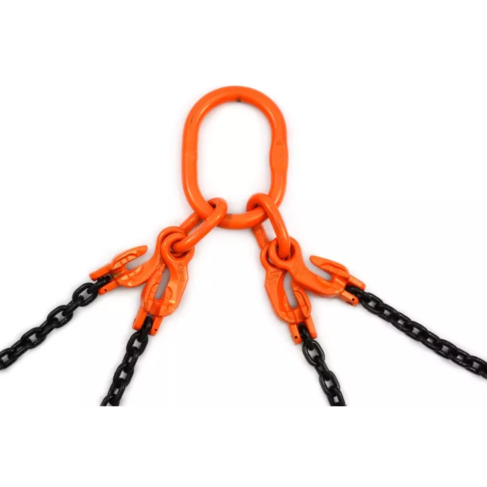 Ketting 4-Sprong met klephaak grade 100 - 6 mm - 3 meter Ketting 4-Sprong met klephaak grade 100 - 6 mm - 3 meter