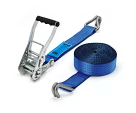 Alle spanbanden 50mm Spanband - 4T - 9m - 50mm - 2-delig met spitshaken - Blauw - Premium