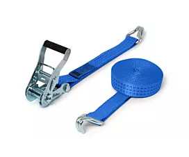 Tot 3T - Standaard Spanband - 3T - 6,5m - 35mm - 2-delig met spitshaken - Blauw - 15st
