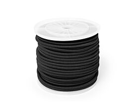 Tous les filets et bâches Câble élastique en rouleau (10mm) - 80m - Noir - Standard