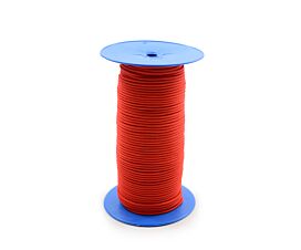 Câble élastique - 3mm Câble élastique en rouleau (3mm) - 100m - rouge