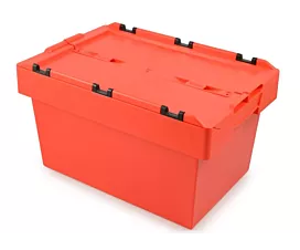 Tout - Rangement & Déplacement Boîte de rangement empilable avec couvercle - 60x40x34cm - Standard - Rouge Tout - Rangement & Déplacement Boîte de rangement empilable avec couvercle - 60x40x34cm - Standard - Rouge