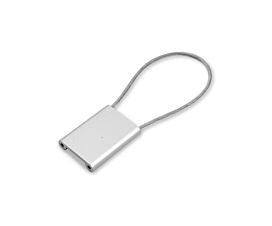 Tout - Accessoires Etiquette ID en aluminium / scellé câble blanc - Câble long - Haut de gamme
