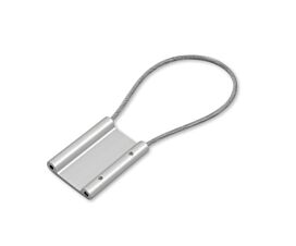 Tout - Accessoires Etiquette ID (aluminium)/Scellé câble blanc - Câble long (31cm) - Haut de gamme