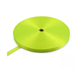 Tout - Polyester Sangle polyester 20mm - 1000kg - 100m - Rouleau - Jaune fluo