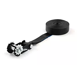 Zwart - Eindloos Spanband - 2,5T - 35mm - 1-delig - Enkel ratelbasis - Zwart + Eigen label Zwart - Eindloos Spanband - 2,5T - 35mm - 1-delig - Enkel ratelbasis - Zwart + Eigen label