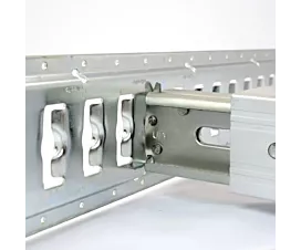 E-track rails & More Stuwbalk voor E-track - 2336-2616mm - 1T (Aluminium)