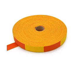 Judoband Judoband - Rol - 50m - Geblokt - Geel-Oranje