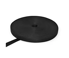 Tout - Black Webbing Bande en polypropylène - 40mm - 1000kg - 100m en rouleau -  Noir