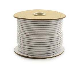 Conteneur - Filets maille fine Câble élastique en rouleau (8mm) - 100m - blanc - Premium