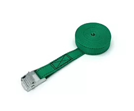 Jusque 500kg - Boucle à came Sangle d’arrimage - 250kg - 4,5m - 25mm - En 1 pièce - Boucle à came - Vert- 10pcs - Liquidation de stock