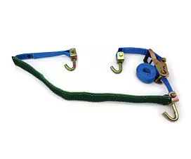 Voiture - Sangles en 2/3 pièces Sangle de roue - 35mm - 2,5T - 2,7m+0,3m - Crochets pivotants (3) + Housse Voiture - Sangles en 2/3 pièces Sangle de roue - 35mm - 2,5T - 2,7m+0,3m - Crochets pivotants (3) + Housse