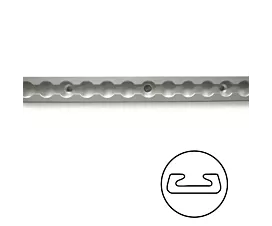 Rails Airline & Accessoires Rail d’arrimage L-track - 0,6m - Aluminium