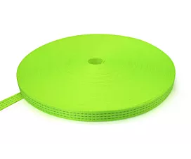 Alle band op rol - Polyester Polyester band - 35mm - 4500kg - Rol - 100m - 3 strepen - Fluogeel