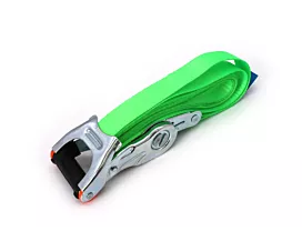 Tot 1,5T - Eindloos Spanband - 800kg - 3m - 25mm - 1-delig - Ratel met bandgeleider - Lichtgroen