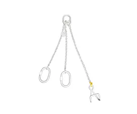 Speciaal hijsmaterieel Kruiwagenketting - 6mm - 350kg - G8 Speciaal hijsmaterieel Kruiwagenketting - 6mm - 350kg - G8
