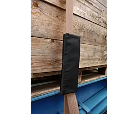 Alle toebehoren Kunststof beschermhoes voor ratel 50mm - Met velcro - Zwart - 37X31cm