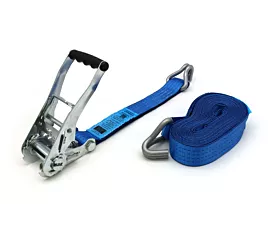 Alle spanbanden 50mm Spanband - 4T - 9m - 50mm - 2-delig met spitshaken - Blauw - Premium