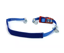 Alle auto- en motorspanbanden Autospanband 11 - 50mm - 5T - 2,7m+0,3m - Draaihaken (3) - Rode ratel
