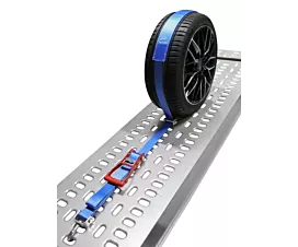 Alle auto- en motorspanbanden Autospanband 10 - 50mm - 5T - 2,4m+0,3m - Draaihaken (3) - Rode ratel