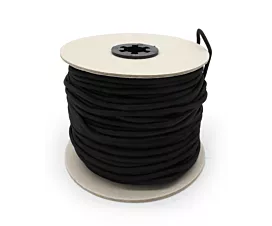 Aanhangwagen - Gaasnetten Elastiek op rol - (3mm) - 50m - Zwart Aanhangwagen - Gaasnetten Elastiek op rol - (3mm) - 50m - Zwart