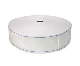 Alle band op rol - PP Polypropyleen keperband - 140mm -  Rol - 100m - Wit