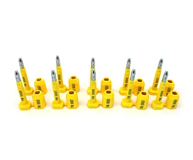Accessoires Scellés pour conteneur – 8mm pointe – Jaune – 10pcs Accessoires Scellés pour conteneur – 8mm pointe – Jaune – 10pcs