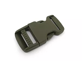 Plastic klikgespen Klikgesp - 25mm - Legergroen - 10st.