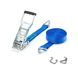 5T - Ergo Sangle d’arrimage - ERGO 5T - 50mm - En 2 pièces - Crochets au choix - Personnalisée 5T - Ergo Sangle d’arrimage - ERGO 5T - 50mm - En 2 pièces - Crochets au choix - Personnalisée