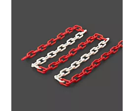 Signalisatie & Afbakening Signalisatieketting - 10mm - Rood/Wit - 25m Signalisatie & Afbakening Signalisatieketting - 10mm - Rood/Wit - 25m