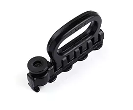 Rails Airline & Accessoires Fixation à quatre goujons pour L-Track (rail d’arrimage 'Airline') - Noir