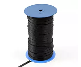 Tout - Sangles rouleau noires Bande en polypropylène - 10mm - 200kg - Noir Tout - Sangles rouleau noires Bande en polypropylène - 10mm - 200kg - Noir