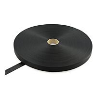Gordelband polyester 25 mm - 1050 kg - op rol - zwart MB