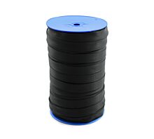 Tout - Black Webbing Sangle en polyester 20 mm - 800 kg - noir - rouleau/bobine