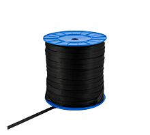 Alle zwarte band op rol Polyester band 15 mm - 700 kg - 500 m op rol - zwart