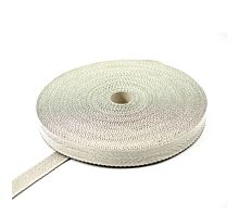 Rubans en coton Ruban sergé en coton-polypropylène 40mm - 100kg - 100m en rouleau - noir et blanc