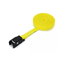 Alle spanbanden 25mm 250kg - 4m - 25mm - 1-delig - Klemgesp - Fluogeel - Premium - 4st.