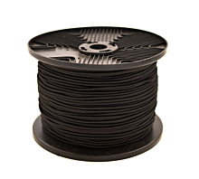 Conteneur - Filets maille fine Câble élastique en rouleau (8mm) - 100m - noir - Premium