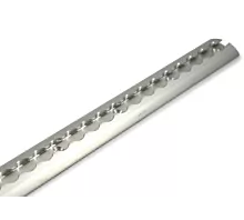 Vliegtuigrails & Toebehoren Vliegtuigrail - 2,54m - Halfrond - Aluminium - Standaard
