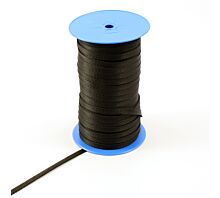 Tout - Black Webbing Bande en polypropylène - 200 kg - 10 mm - noir